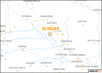 map of Ālmajeq