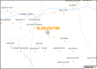 map of Al Mājidīyah