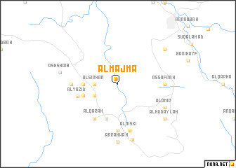 map of Al Majma