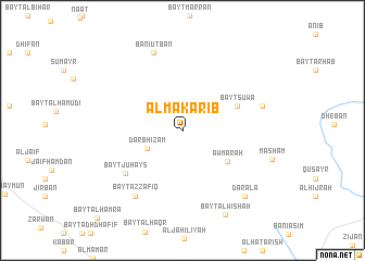 map of Al Makārīb
