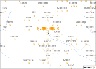 map of Al Makhādir