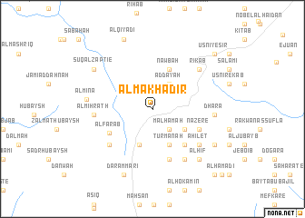 map of Al Makhādir
