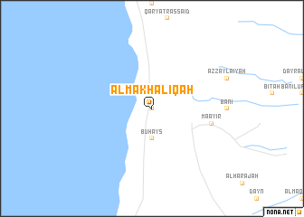 map of Al Makhāliqah