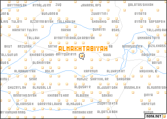 map of Al Makhţabīyah