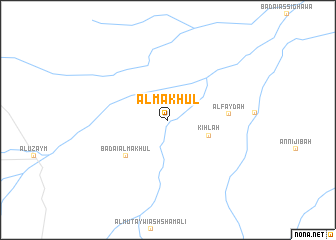 map of Al Makḩūl