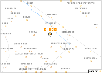 map of Almakī