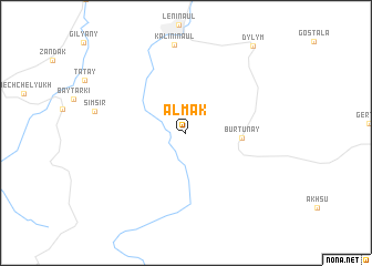 map of Almak