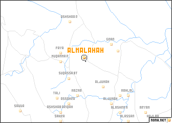 map of Al Malāḩah