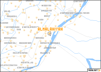 map of Al Malāḩīyah