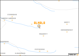 map of Almala