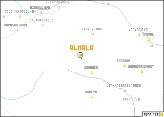 map of Almala