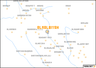 map of Al Malbīyah