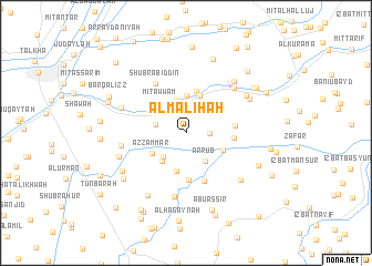 map of Al Māliḩah