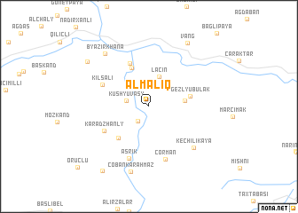 map of Almalıq