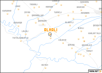 map of Almalı