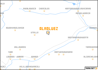 map of Almaluez
