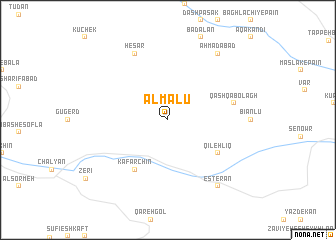 map of Ālmālū