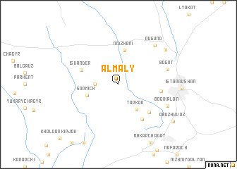 map of Almaly