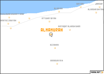 map of Al Ma‘mūrah