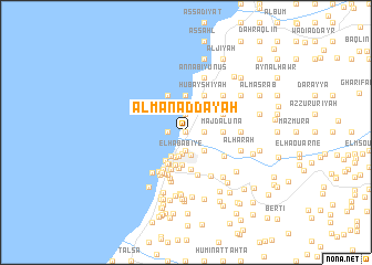 map of ‘Almān aḑ Ḑay‘ah