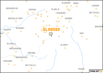 map of Al Manār