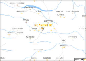map of Al Manāţir
