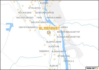 map of Al Manāwāt