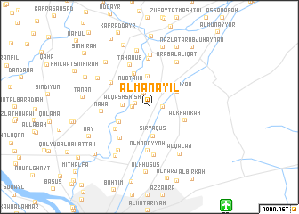 map of Al Manāyil