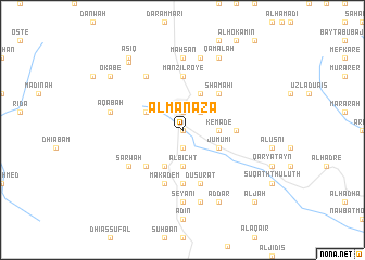 map of Al Manaza