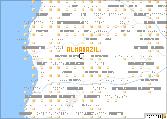 map of Al Manāzīl