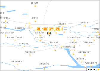 map of (( Alʼmanbyuruk ))