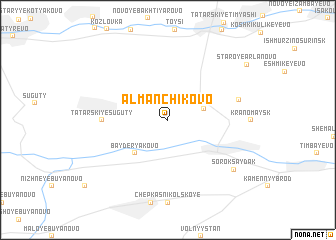 map of Almanchikovo