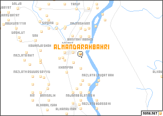 map of Al Mandarah Baḩrī