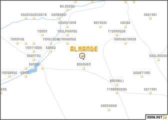 map of Almandé