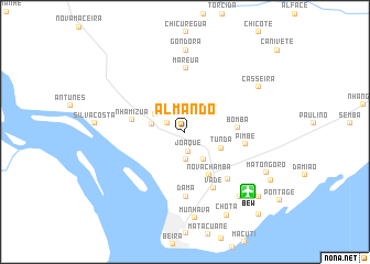 map of Almando