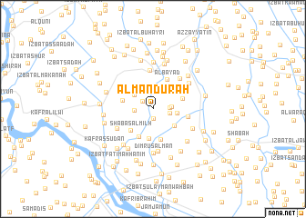 map of Al Mandūrah