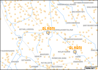 map of Ālmāni