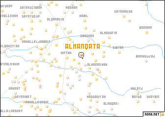 map of Al Manqaţa‘