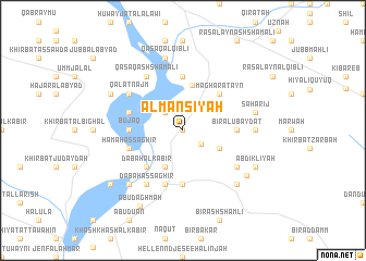 map of Al Mansīyah