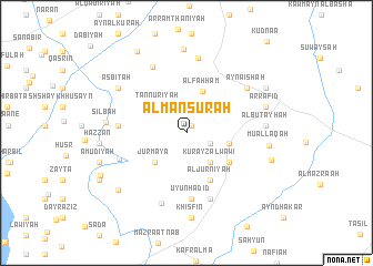 map of Al Manşūrah