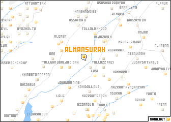 map of Al Manşūrah