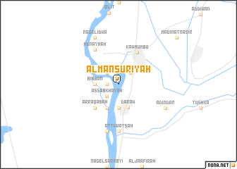 map of Al Manşūrīyah