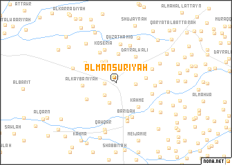 map of Al Manşūrīyah