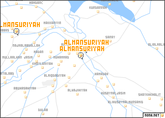 map of Al Manşūrīyah