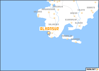 map of Alman Sur