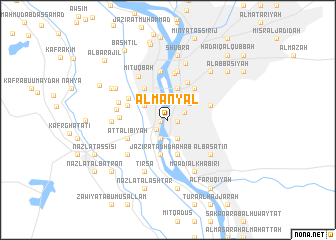 map of Al Manyal