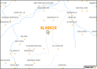 map of Almanza