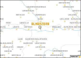 map of Almanzora