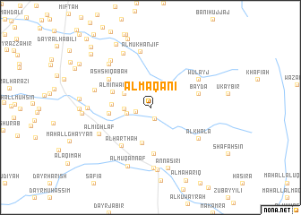 map of Al Maqāni‘