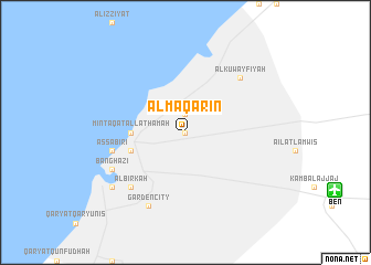 map of Al Maqārīn